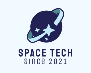 Saturn Space Travel  logo design