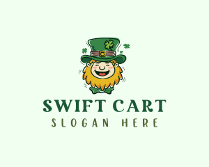 Shamrock Irish Leprechaun Logo