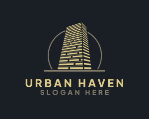 Business Skyscraper Building logo design