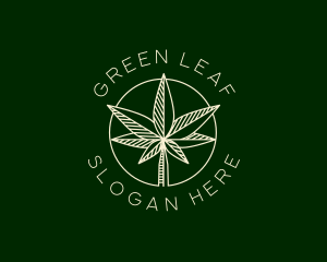 Marijuana - Organic Marijuana Cannabis logo design