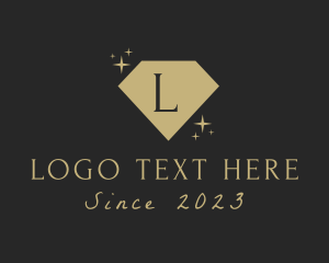 Letter - Sparkle Diamond Jewelry logo design