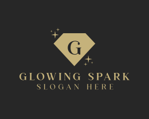 Sparkle Diamond Jewelry logo design