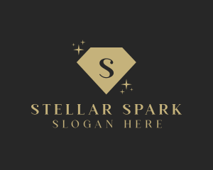 Sparkle Diamond Jewelry logo design