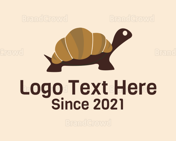 Turtle Croissant Bread Logo