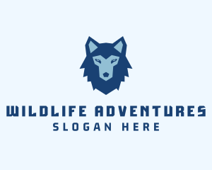 Wild Hunting Wolf logo design