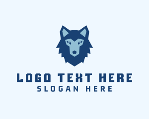 Wildlife - Wild Hunting Wolf logo design