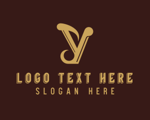 Artisan - Vintage Feminine Letter Y logo design