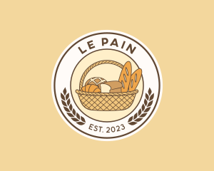 Boulangerie - Bread Pastry Basket logo design