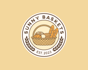 Bread Pastry Basket logo design