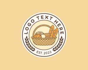 Pastry - Bread Pastry Basket logo design