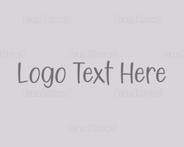 Simple Handwritten Business Logo