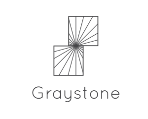 Gray - Gray Symmetrical Sunrays logo design