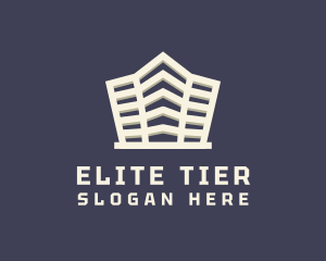 Tier - Arena Town Building logo design