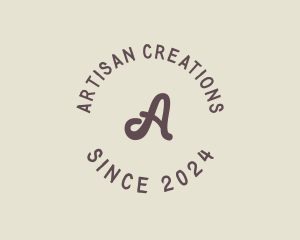 Artisanal Studio Brand logo design