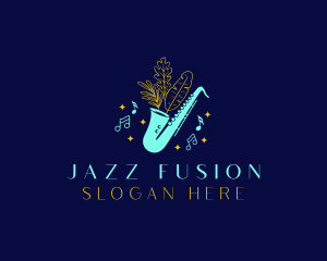 Jazz - Saxophone Jazz Bar logo design