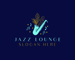 Jazz - Saxophone Jazz Bar logo design