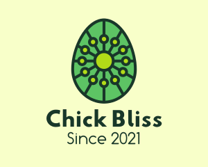 Chick - Organic  Plant Egg logo design