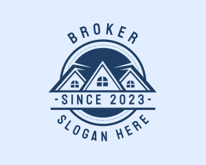 House Roof Broker logo design