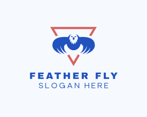 Flying Eagle Triangle logo design