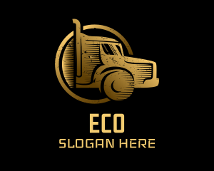 Golden Trucking Logistics Logo