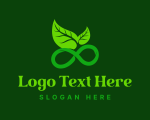Loop - Natural Plant Infinity logo design