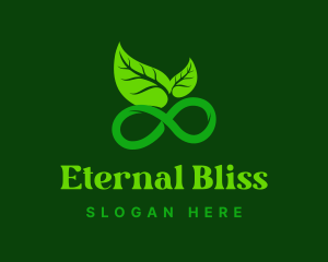 Natural Plant Infinity logo design