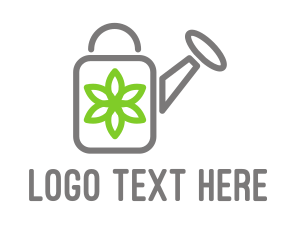 Ecology - Flower Watering Can logo design