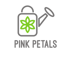 Flower Watering Can  logo design