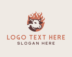 Livestock - Hot Beef Steakhouse logo design