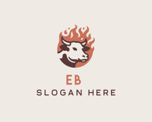 Cuisine - Hot Beef Steakhouse logo design