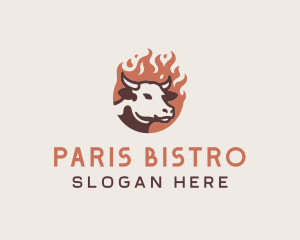 Hot Beef Steakhouse logo design