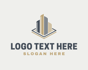 Builder - Cityscape Building Real Estate logo design