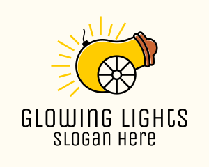 Lightbulb Cannon Lighting  logo design