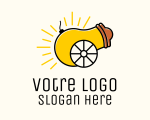 Light - Lightbulb Cannon Lighting logo design