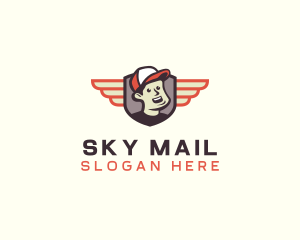 Delivery Guy Wings logo design