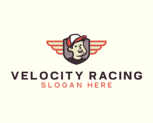 Delivery Guy Wings logo design