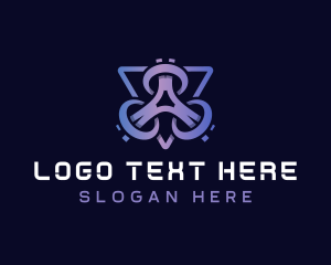 Tech - Network Startup Software logo design