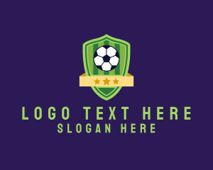 Soccer Ball Team Crest logo design