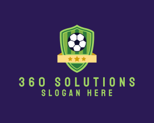 Soccer Ball Team Crest logo design