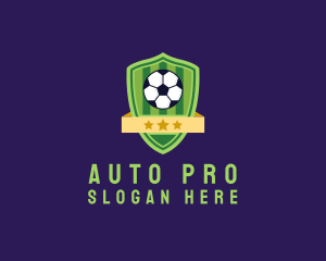 Soccer Coach - Soccer Ball Team Crest logo design