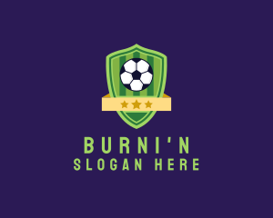 Soccer Ball Team Crest logo design