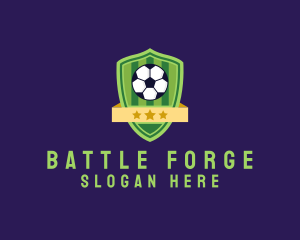 Soccer Ball Team Crest logo design