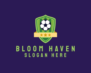 Soccer Ball Team Crest logo design