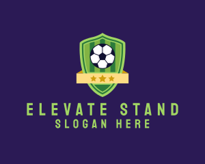 Soccer Ball Team Crest logo design