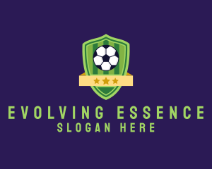 Soccer Ball Team Crest logo design