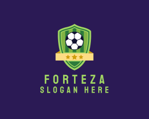 Soccer Ball Team Crest logo design