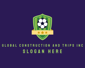 Soccer Ball Team Crest logo design