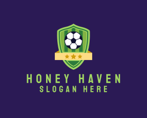 Soccer Ball Team Crest logo design