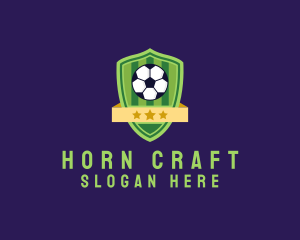 Soccer Ball Team Crest logo design