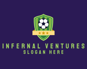 Soccer Ball Team Crest logo design